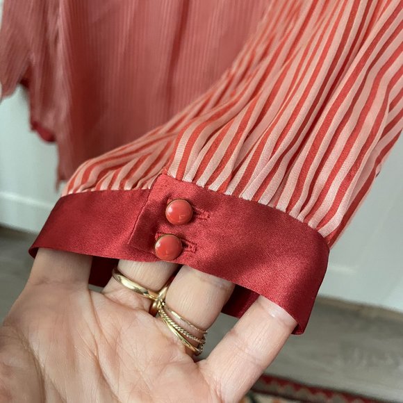 Marc by Marc Jacobs striped silk blouse - Picture 6 of 7